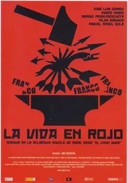 La vida en rojo poster background