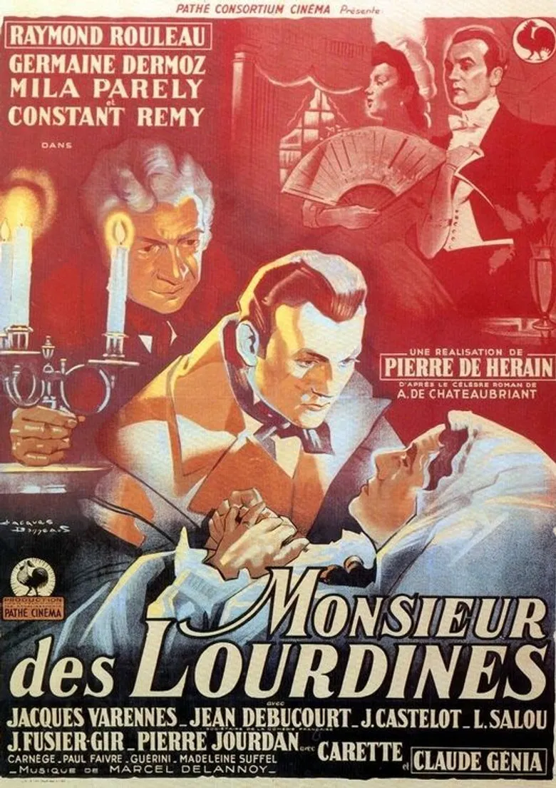 Monsieur des Lourdines poster background