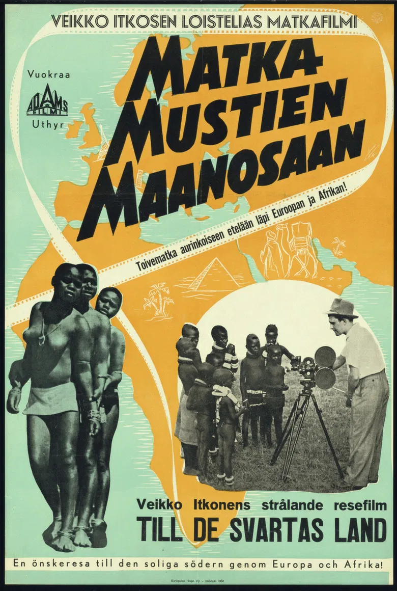 Matka mustien maanosaan poster background