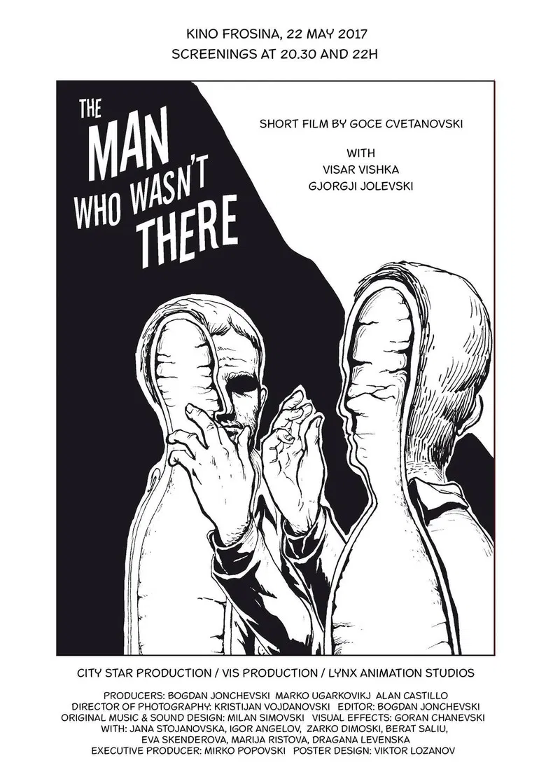 The Man Who Wasn't There poster background