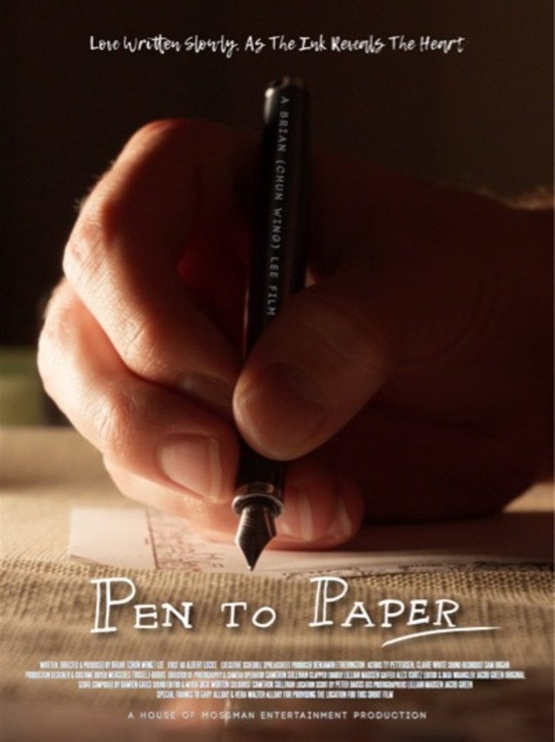 Pen to Paper poster background