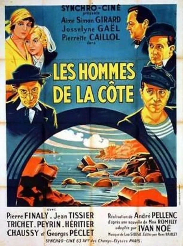 Les hommes de la côte poster background