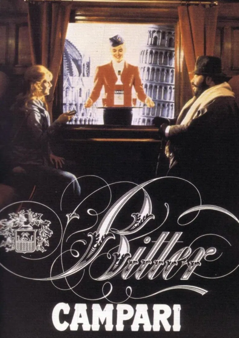 Che bel paesaggio: Bitter Campari poster background