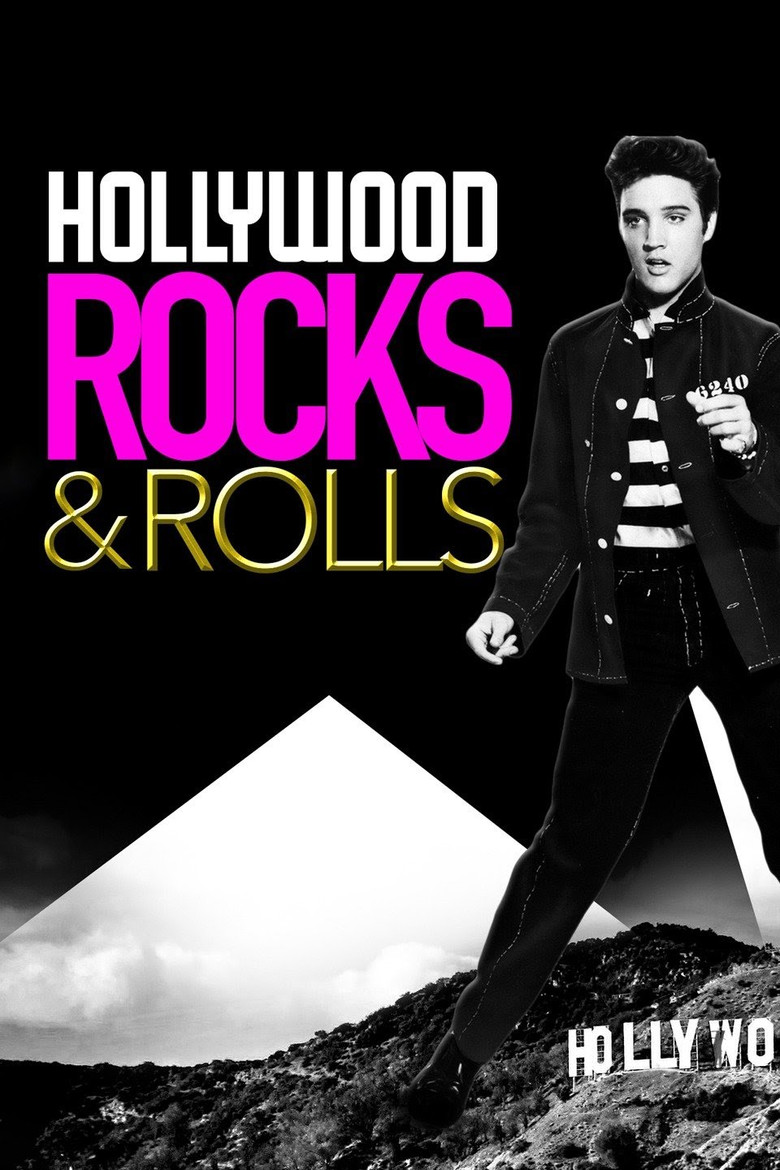 Hollywood Rocks 'n' Rolls in the '50s poster background