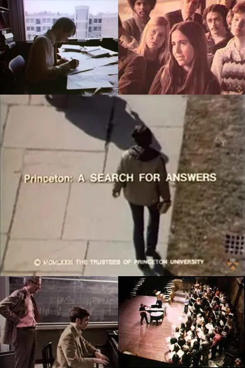 Princeton: A Search for Answers poster background