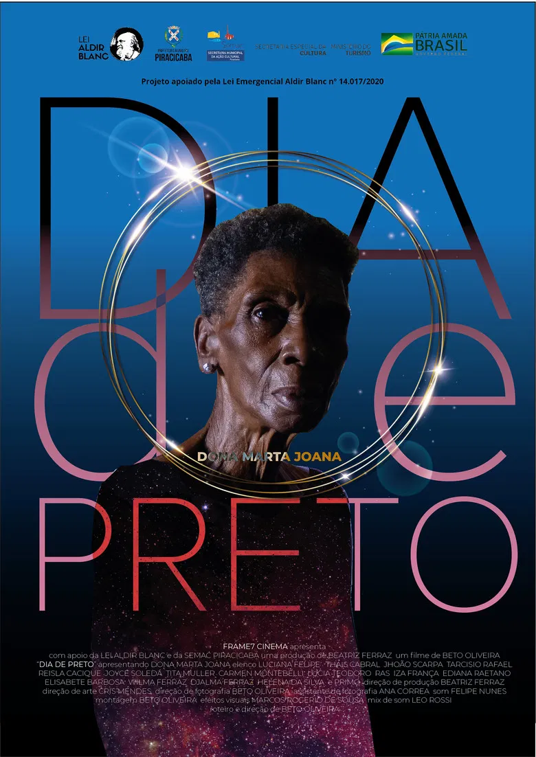 Dia de Preto poster background