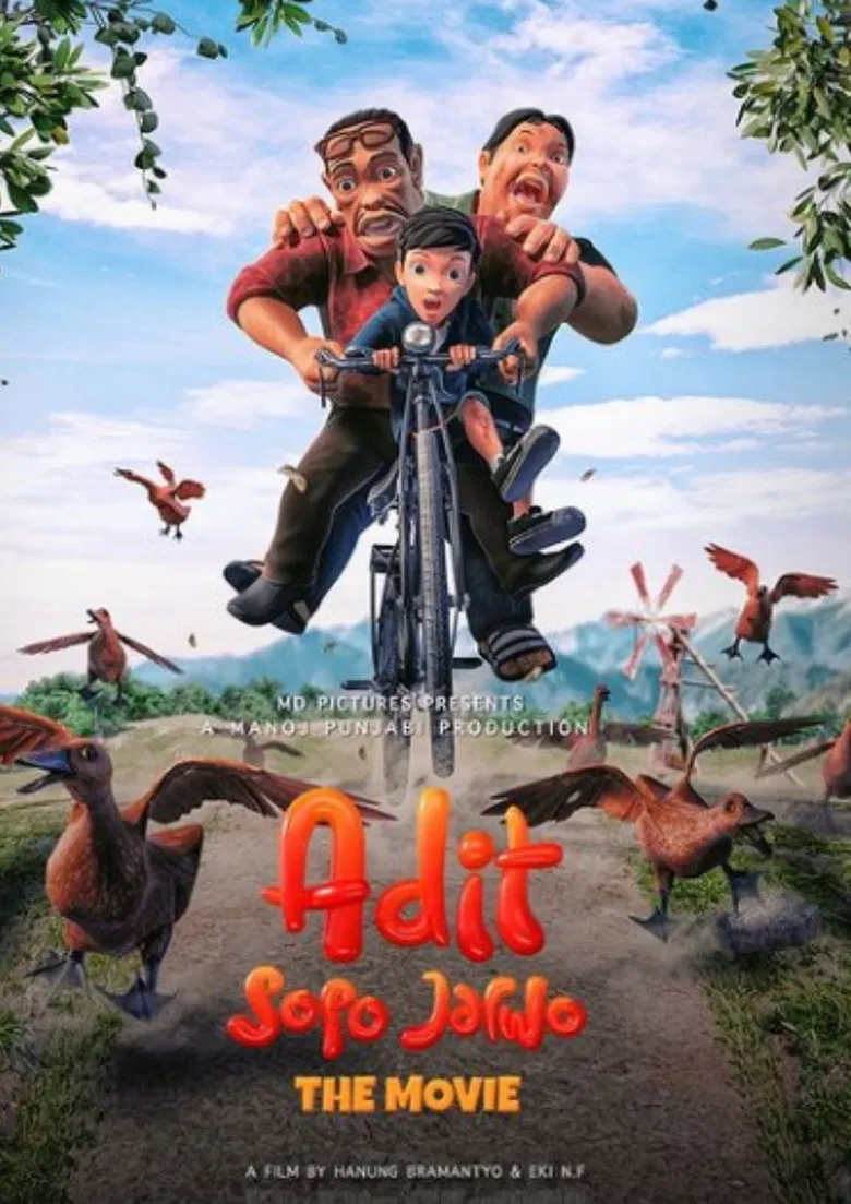 Adit Sopo Jarwo: The Movie poster background