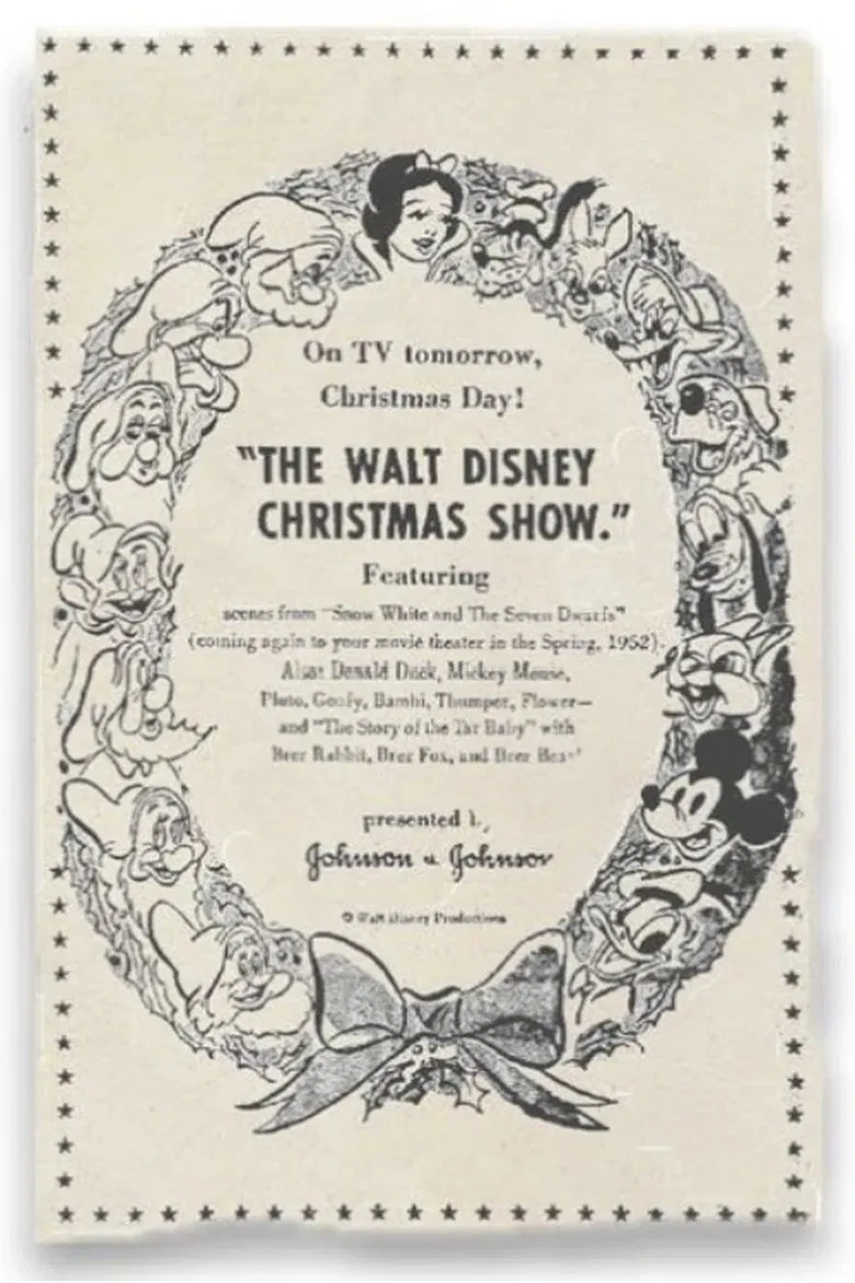 The Walt Disney Christmas Show poster background