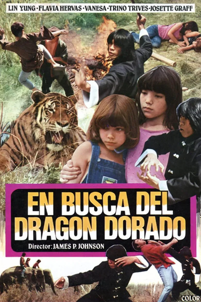 En busca del dragón dorado poster background