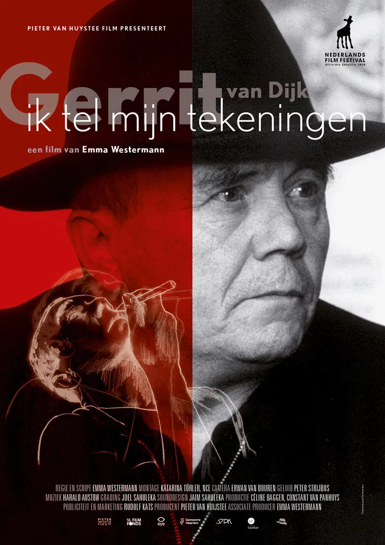 counting my drawings - Gerrit van Dijk poster background