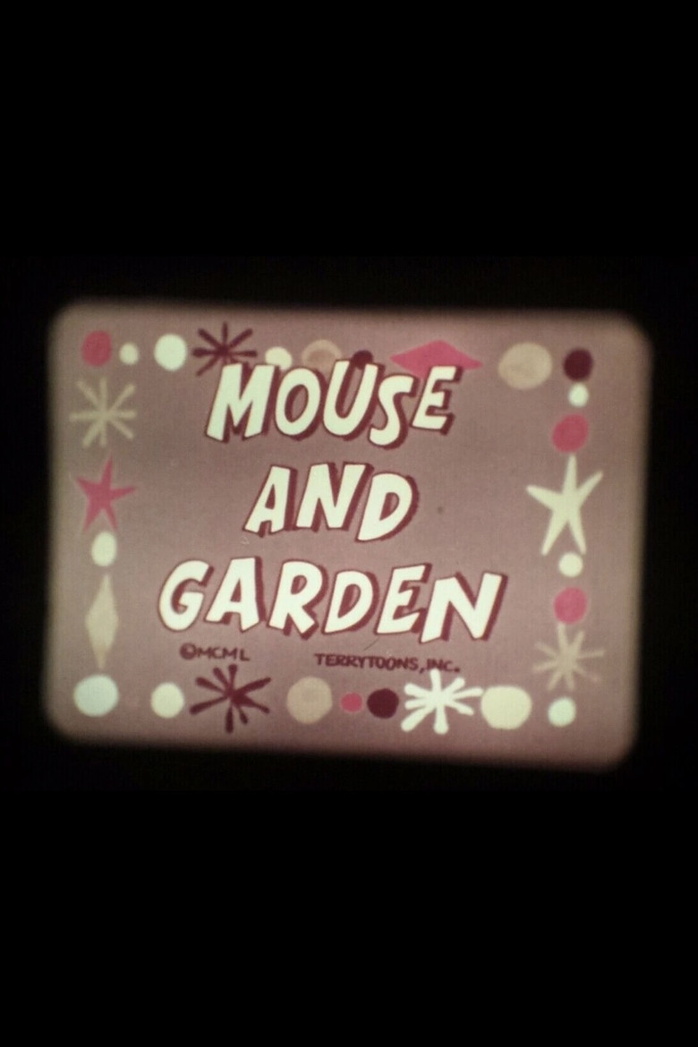 Mouse and Garden poster background