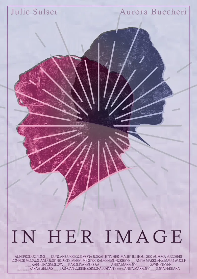 In Her Image poster background
