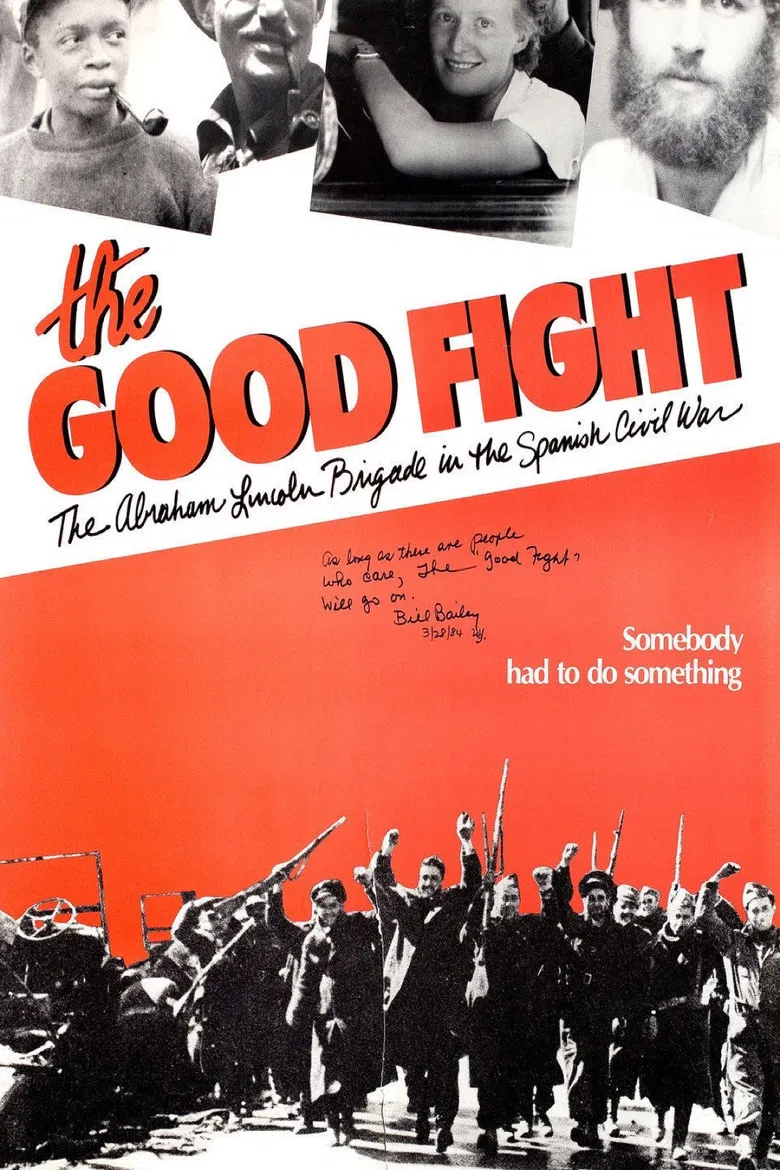 The Good Fight: The Abraham Lincoln Brigade in the Spanish Civil War poster background