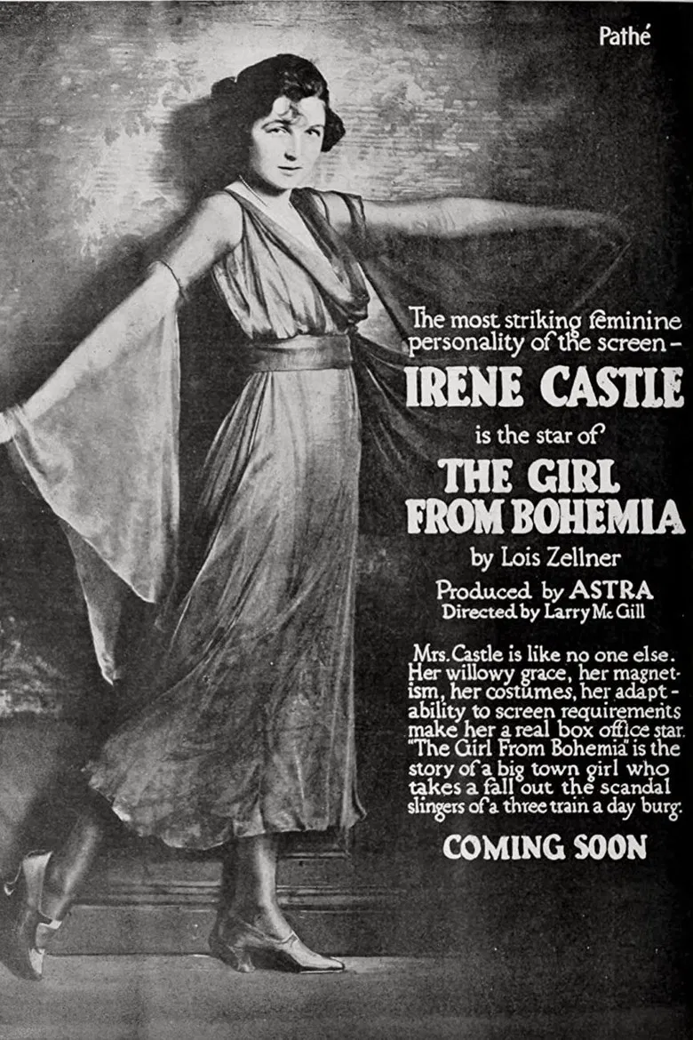 The Girl from Bohemia poster background