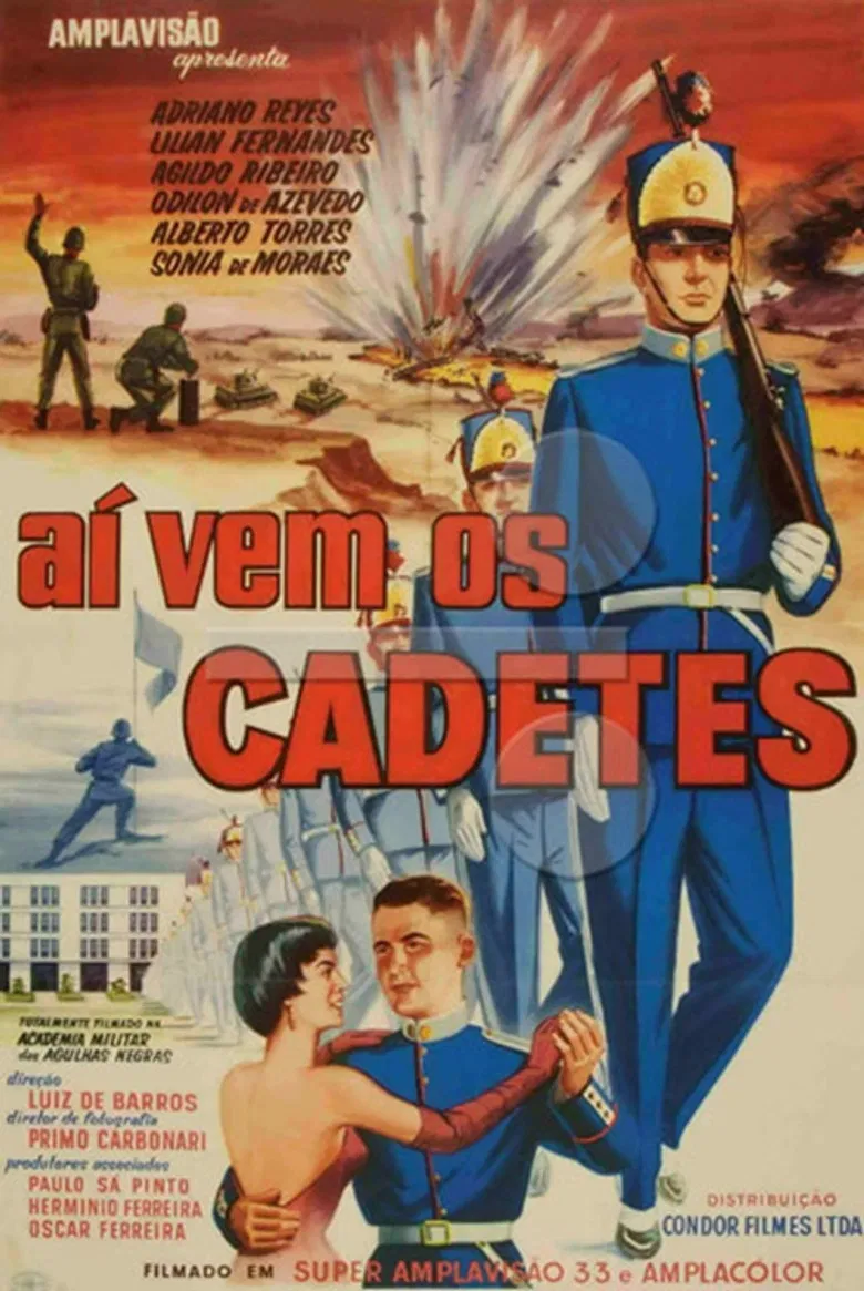 Here Come the Cadets poster background
