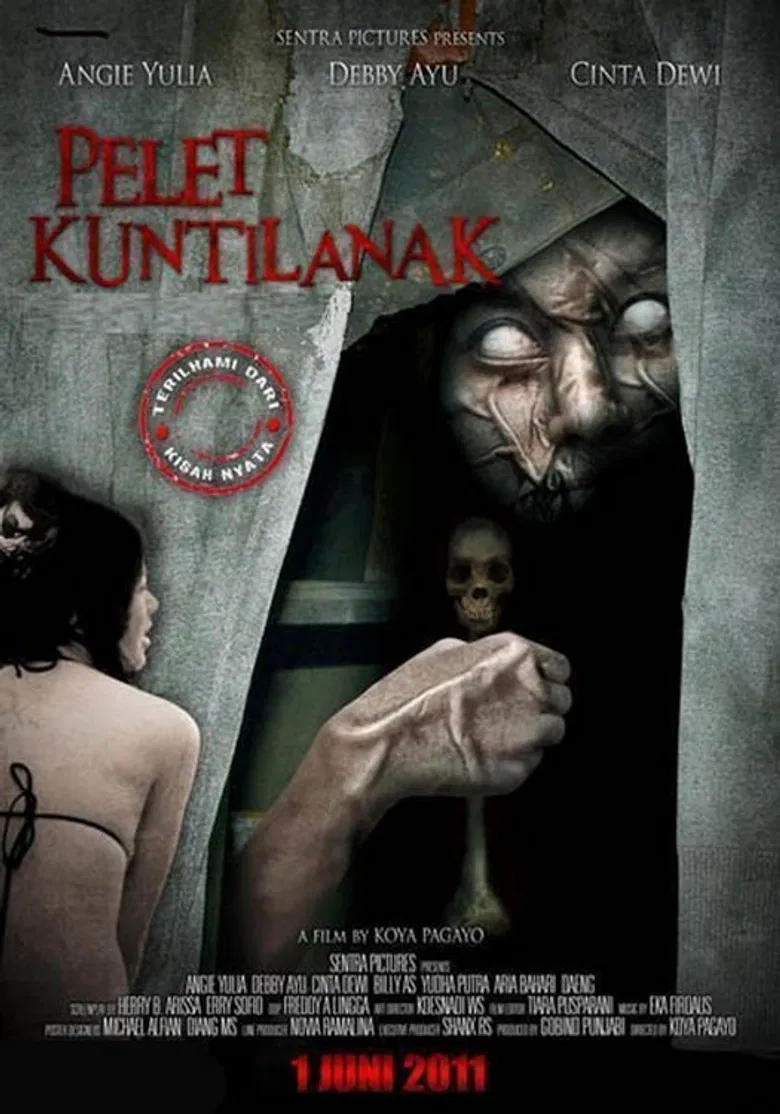 Pelet Kuntilanak poster background