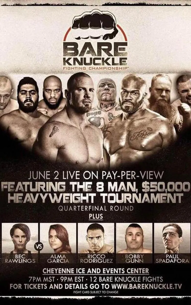 Bare Knuckle Fighting Championship 1 poster background