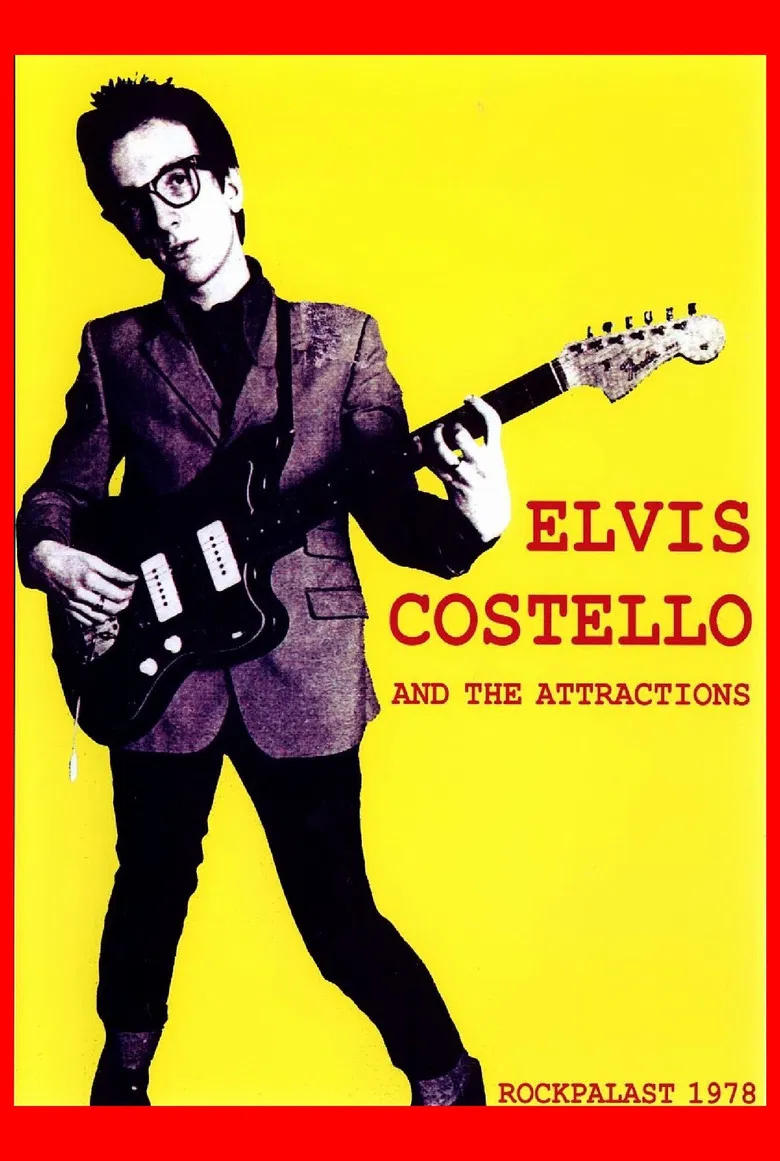 Elvis Costello and The Attractions: Live on Rockpalast poster background