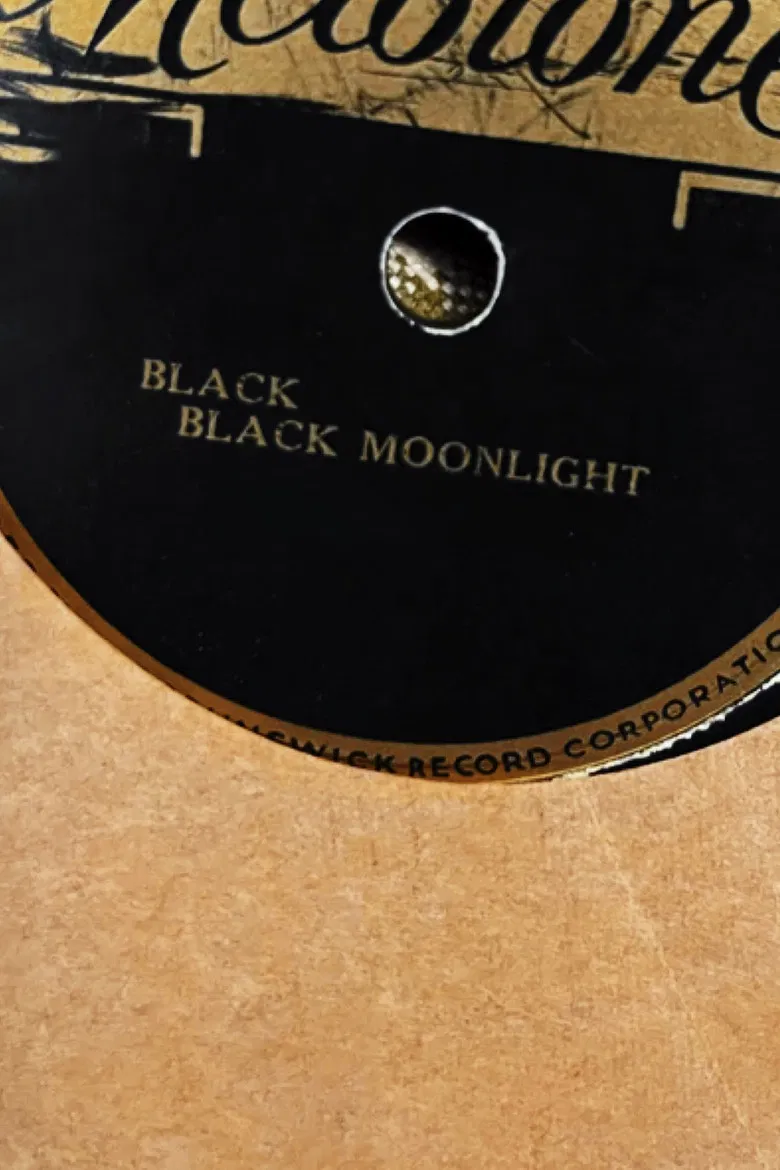 Black Black Moonlight: A Minstrel Show poster background