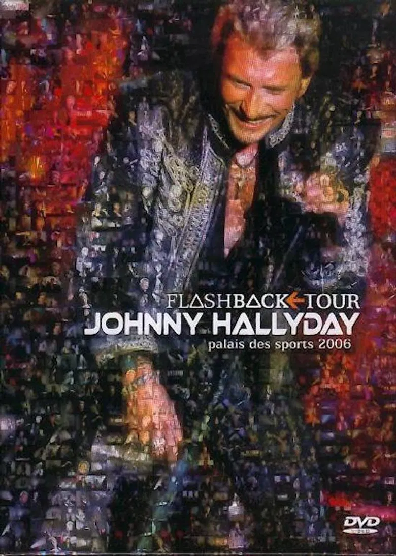 Johnny Hallyday - Flashback Tour 2006 poster background