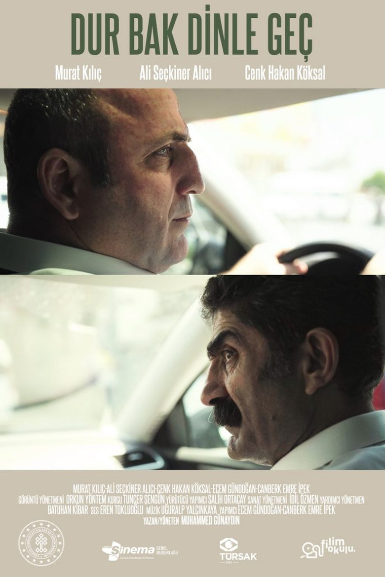 Stop Look Listen Pass poster background