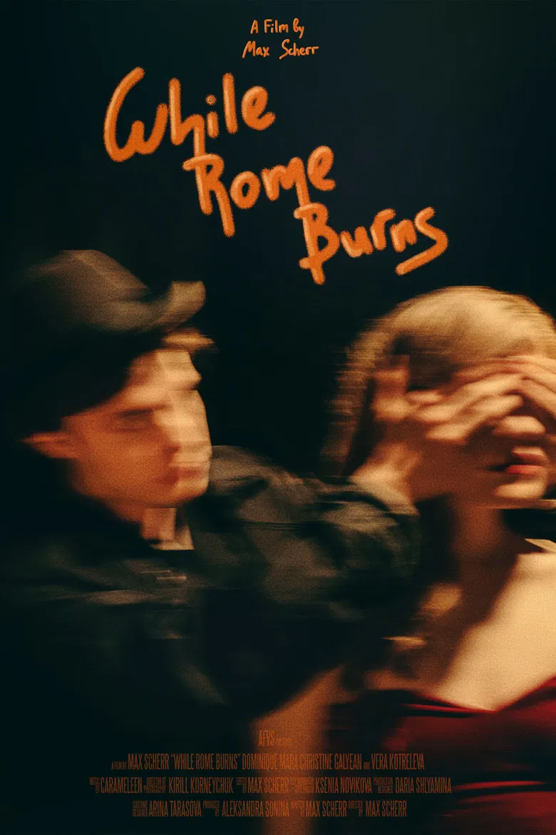 While Rome Burns poster background