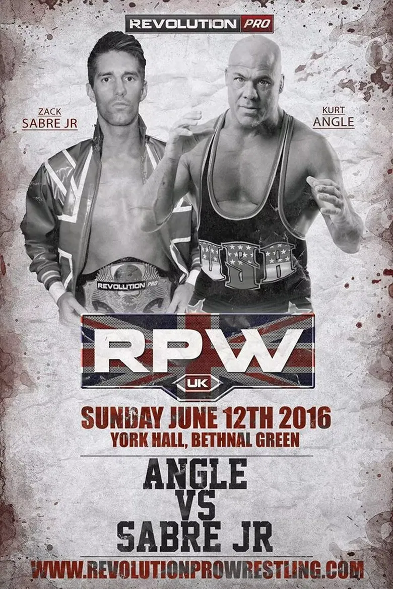 RevPro: Angle Vs. Sabre Jr. poster background