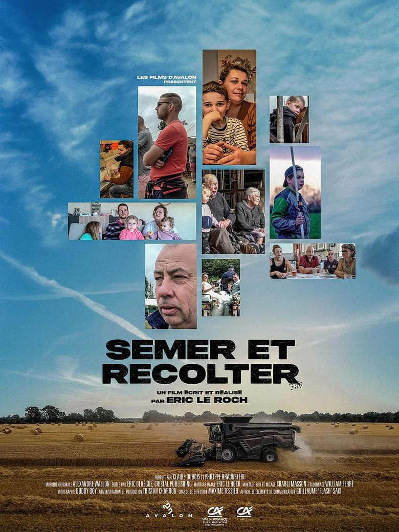 Semer et Récolter poster background