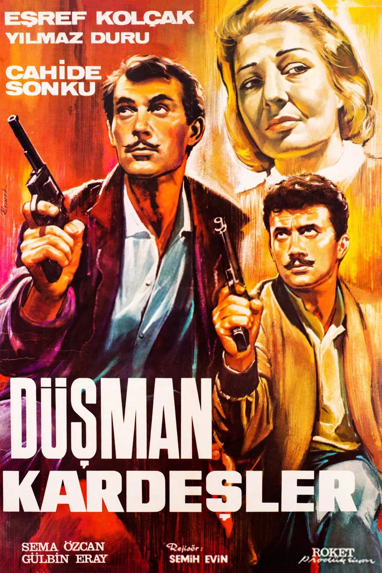 Düşman Kardeşler poster background