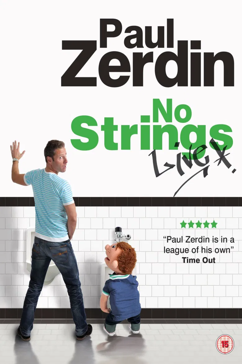Paul Zerdin: No Strings poster background