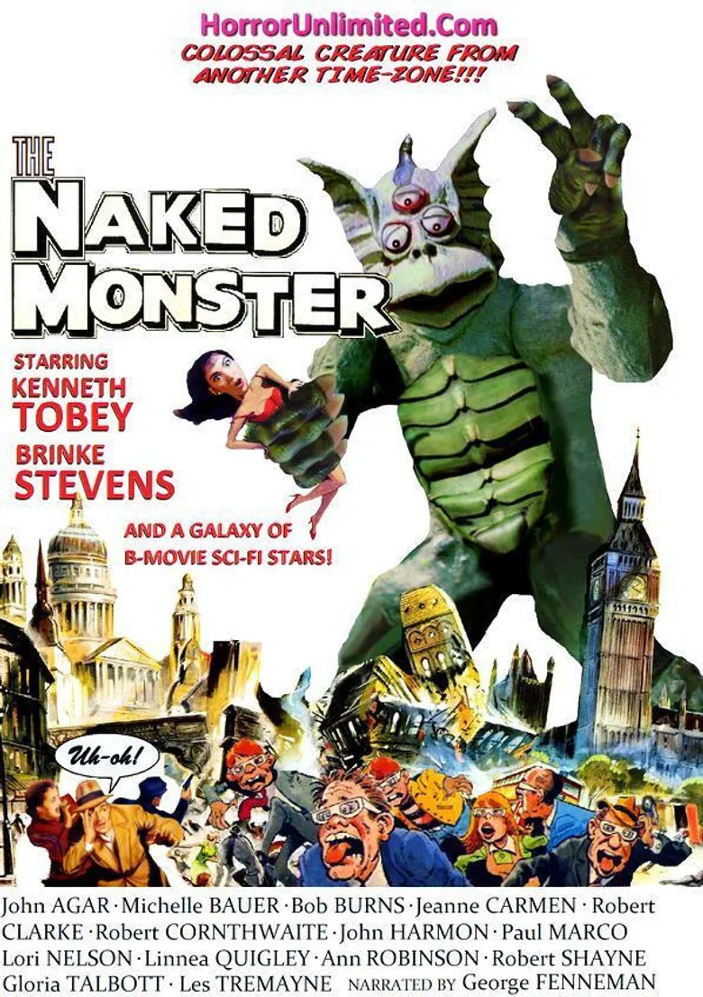 The Naked Monster poster background