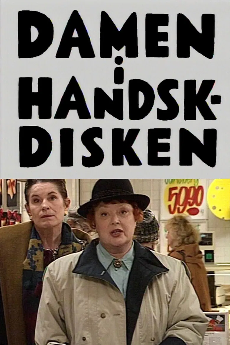 Damen i handskdisken poster background
