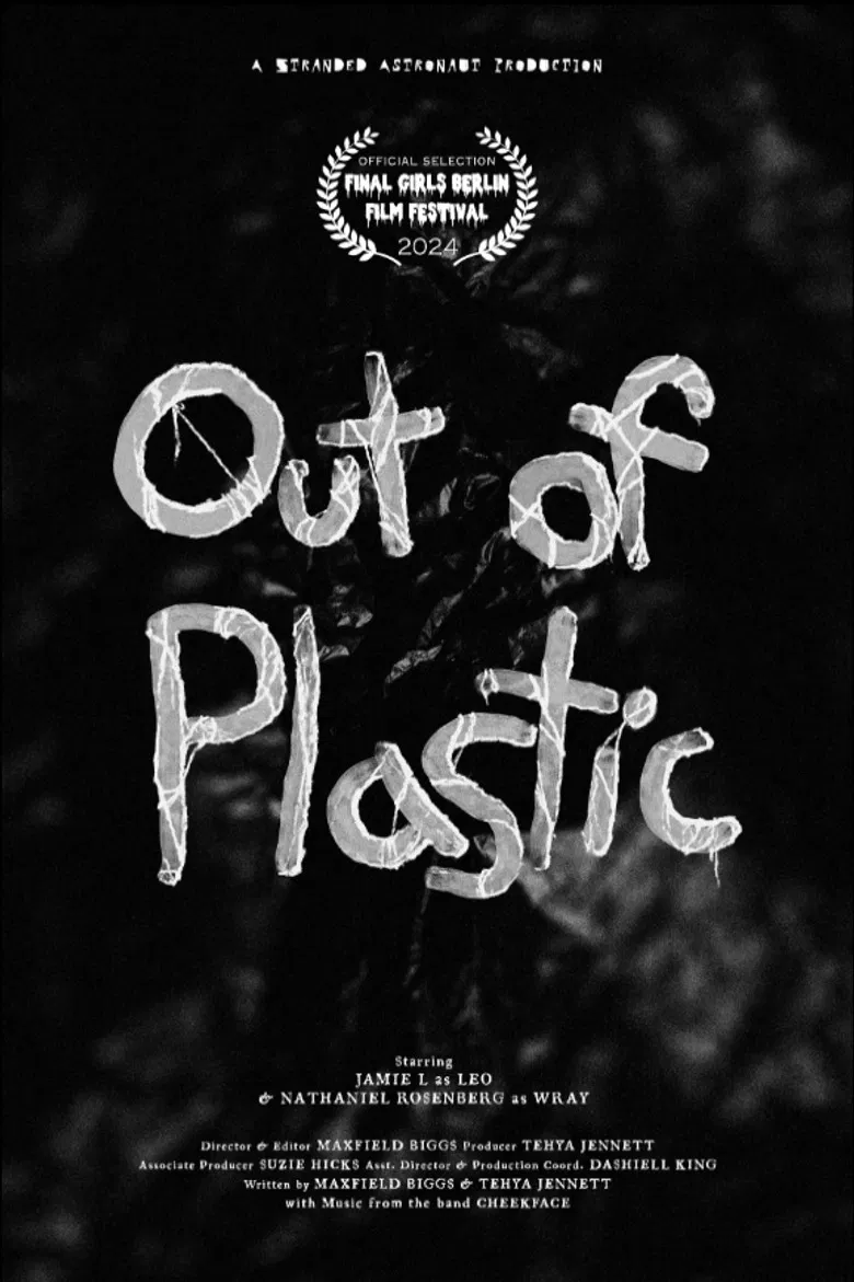 Out of Plastic poster background