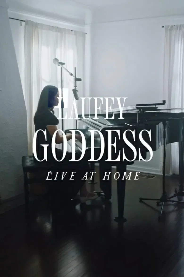 Laufey - Live From Home poster background