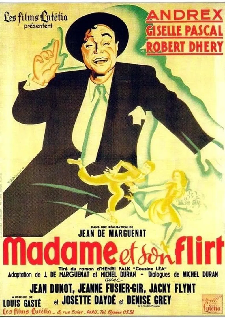 Madame et son flirt poster background