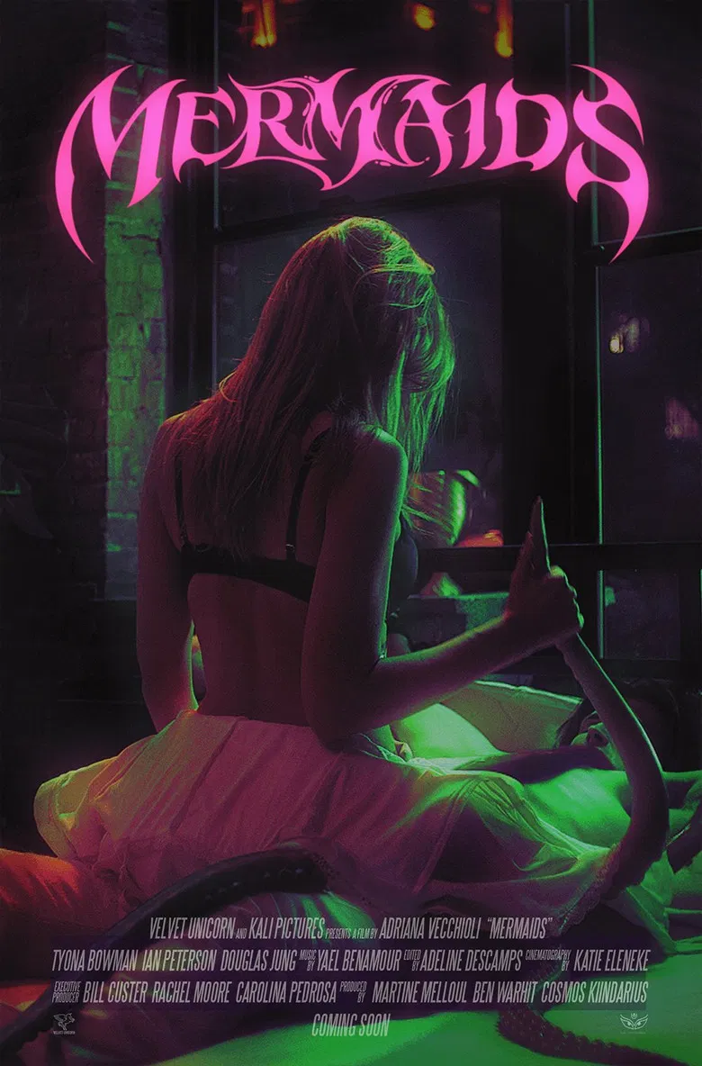 MERMAIDS poster background