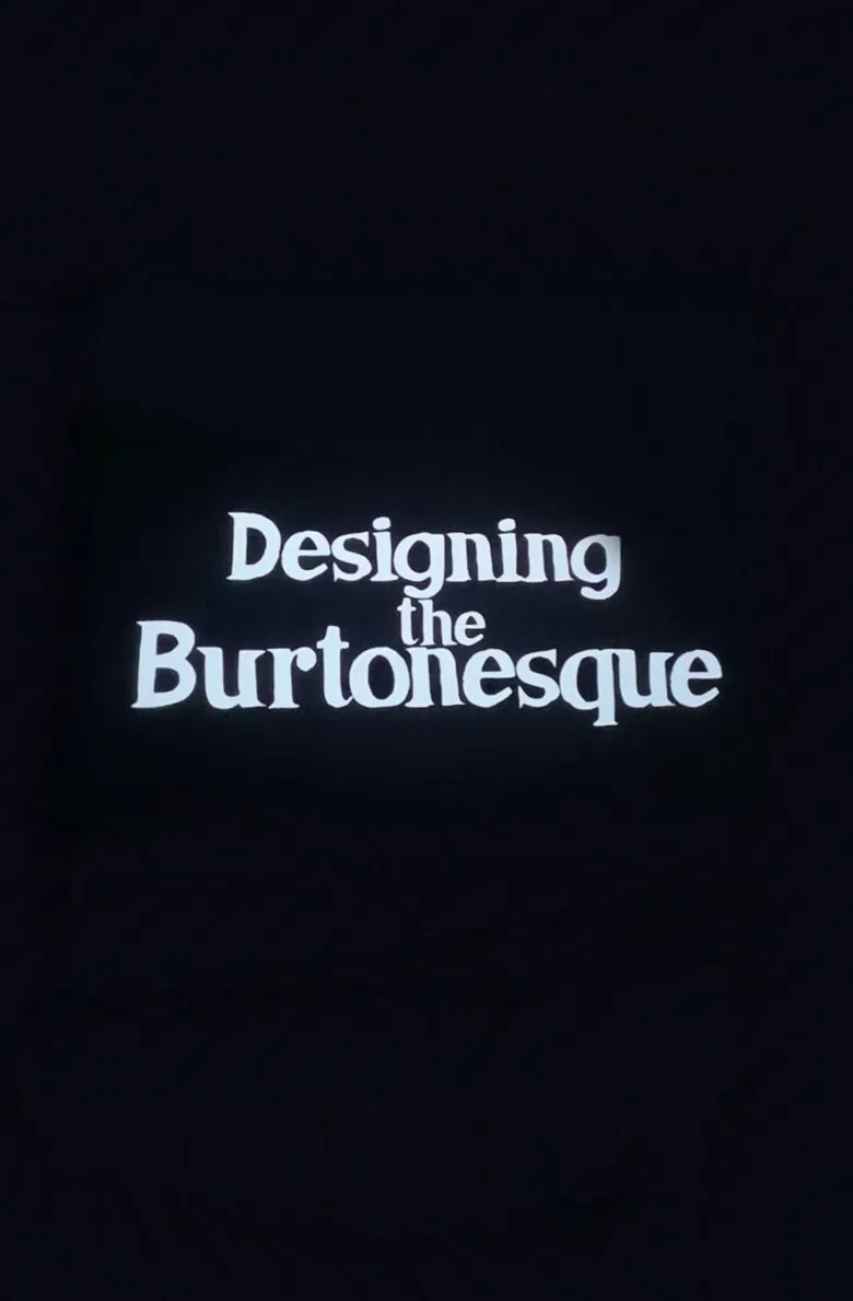 Designing the Burtonesque poster background