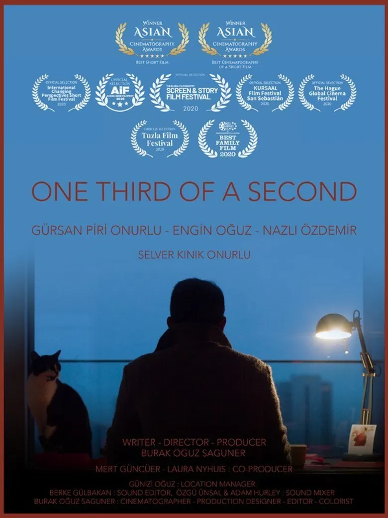 One Third of a Second poster background