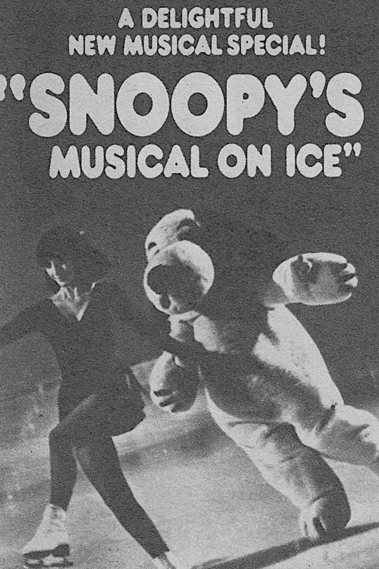 Snoopy's Musical on Ice poster background