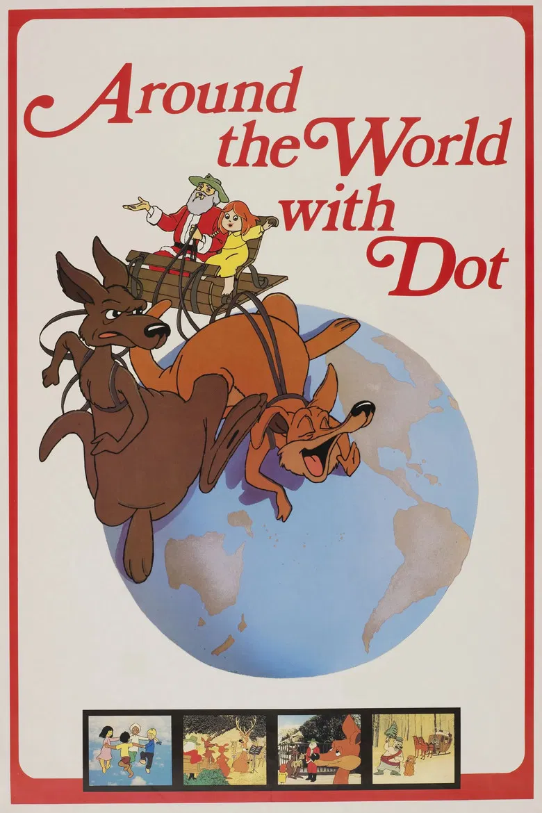 Around the World with Dot poster background