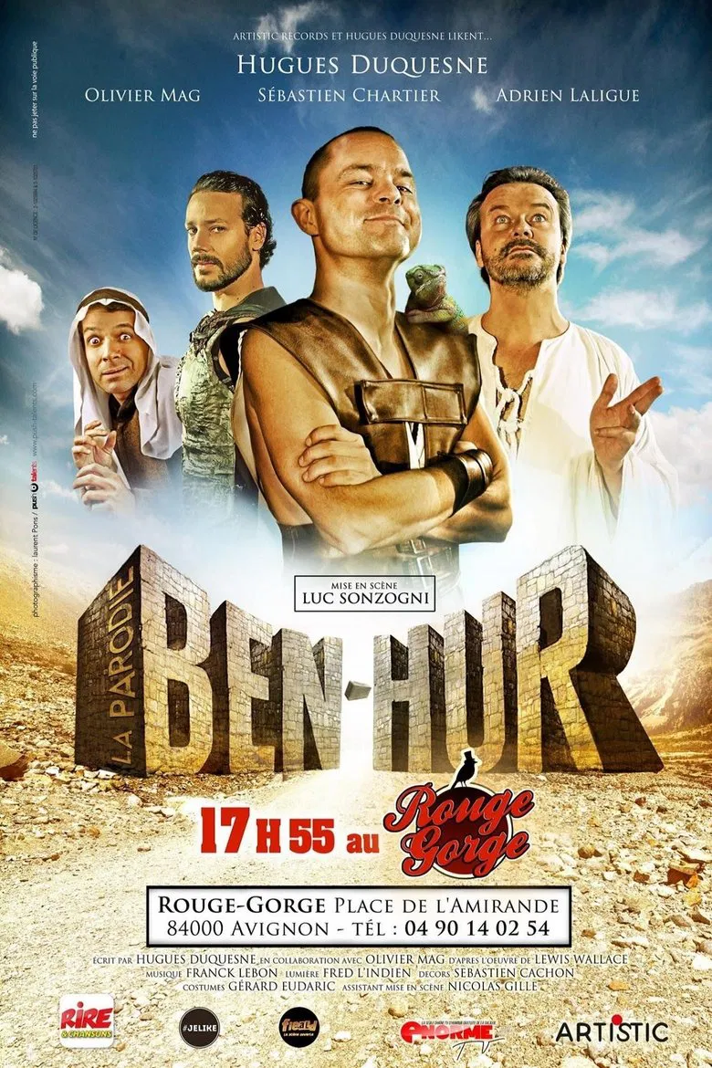 Ben Hur, la parodie poster background