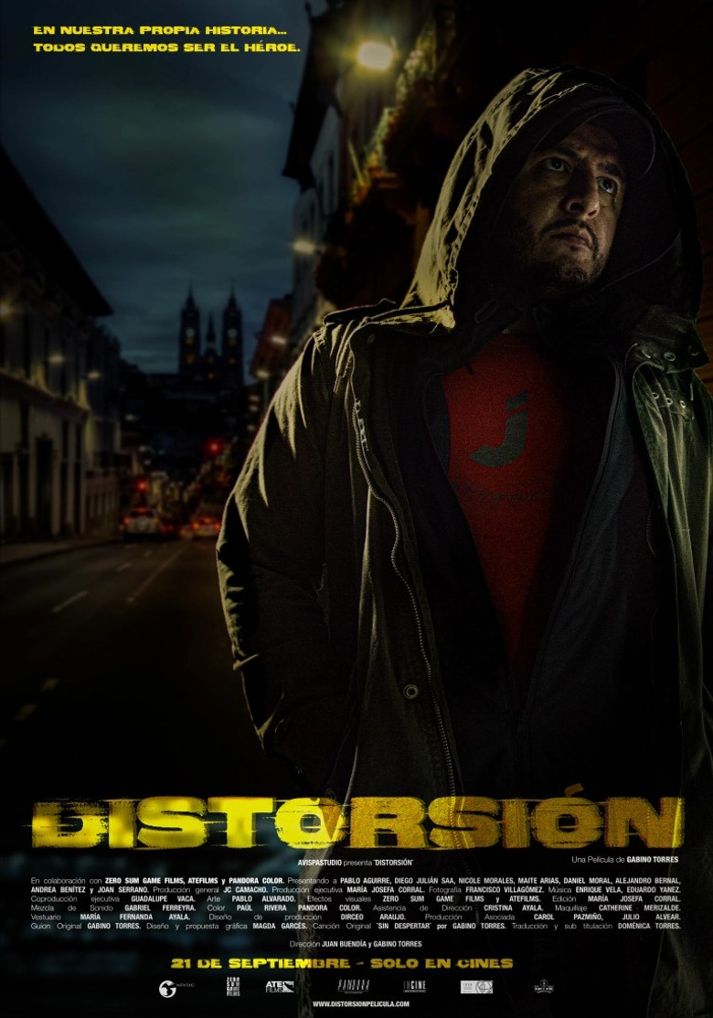 Distorsión poster background