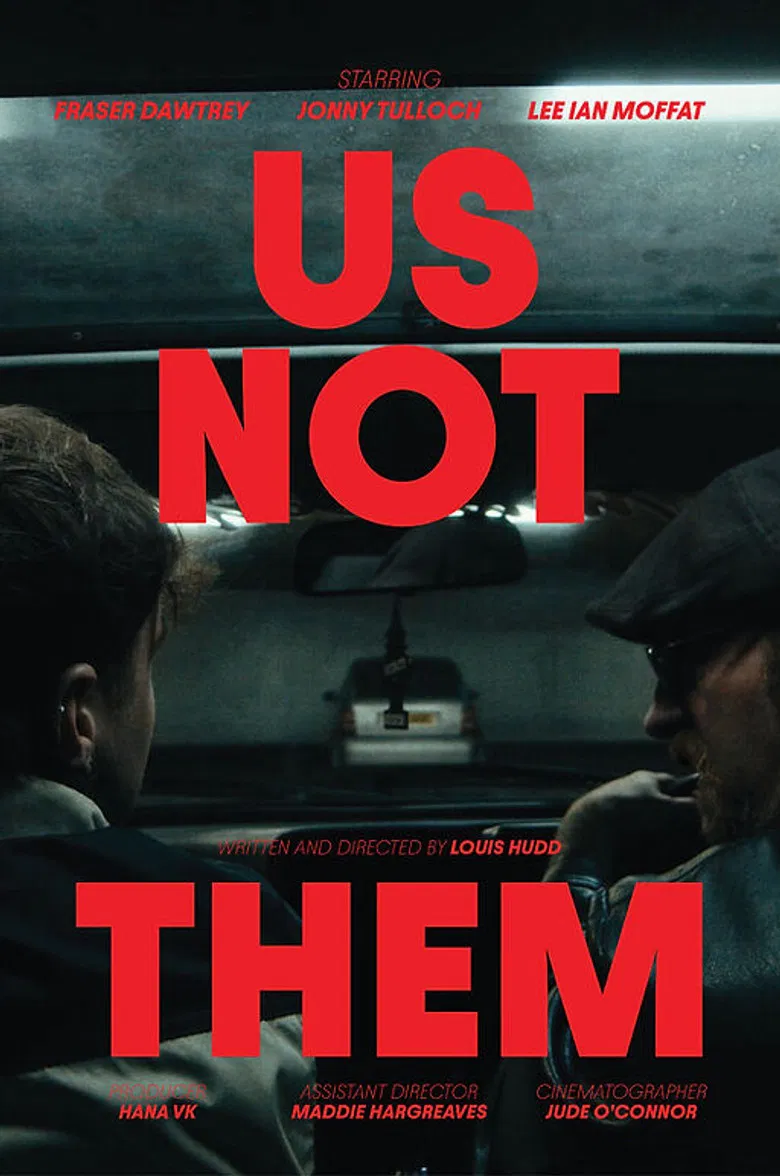 US NOT THEM poster background