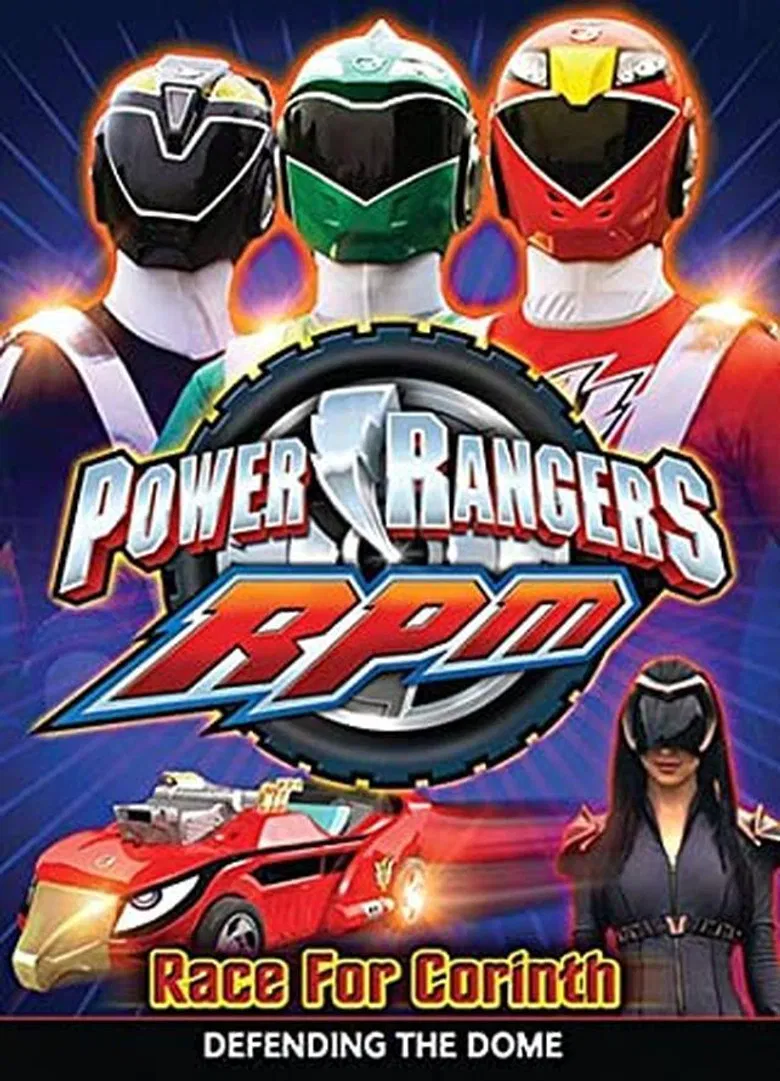 Power Rangers RPM: Race For Corinth poster background