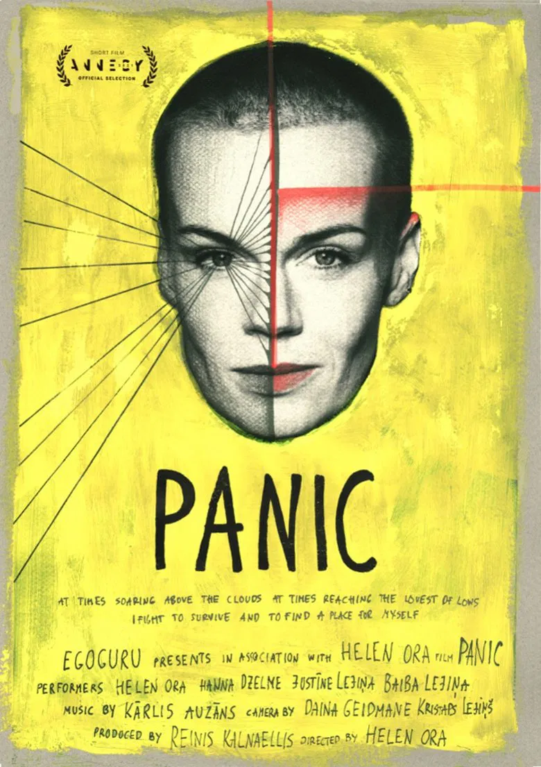 Panic poster background