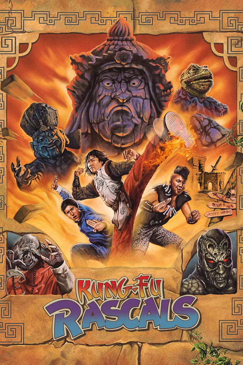 Kung Fu Rascals poster background