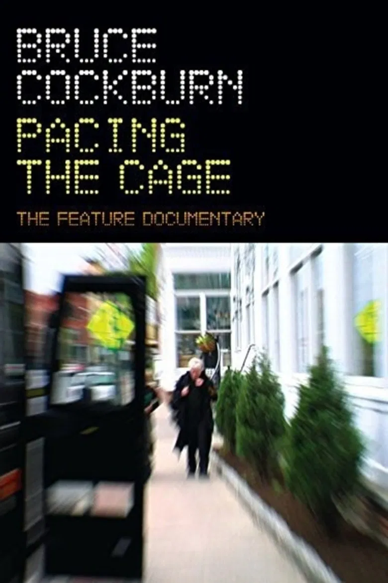 Bruce Cockburn Pacing the Cage poster background