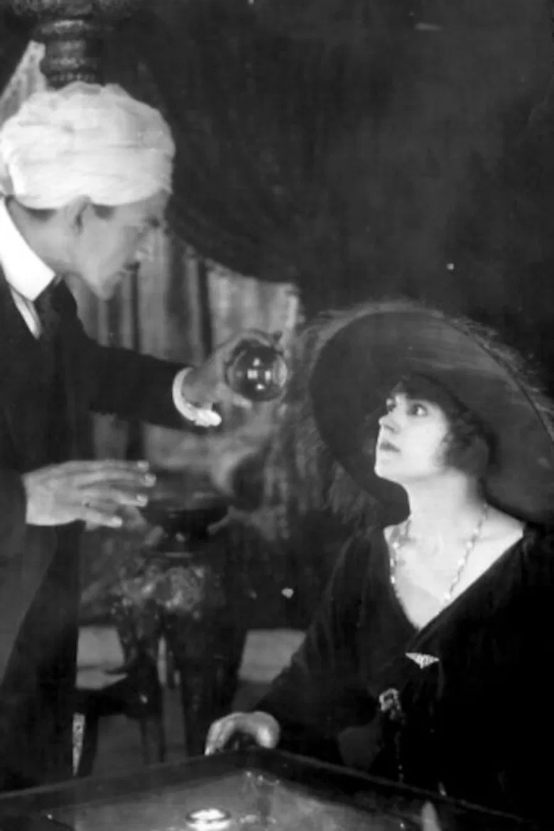 The Mystery of the Hindu Image poster background