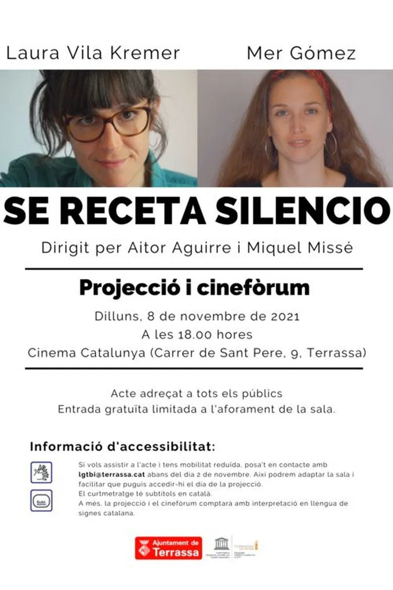Se receta silencio poster background