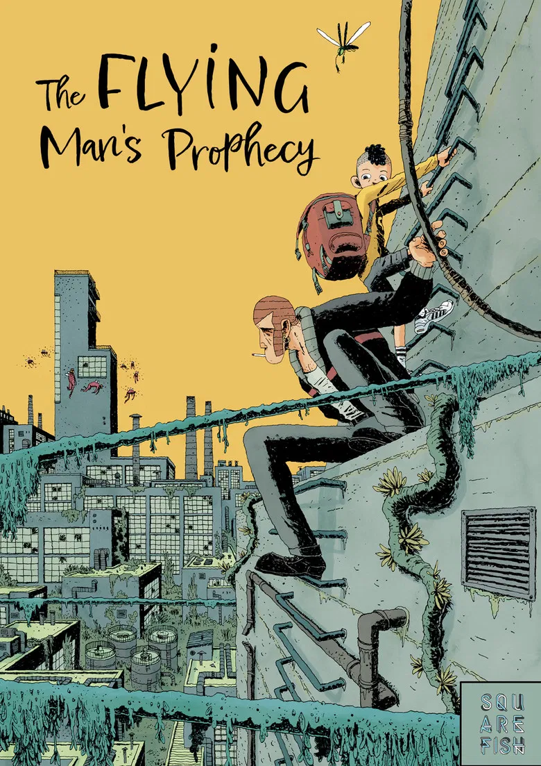 The Flying Man's Prophecy poster background